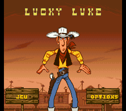 sfc游戏 幸运路克-西部大枪战(欧)(M4)Lucky Luke (E) (M4)