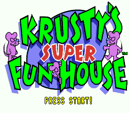 sfc游戏 Krusty World (Japan)