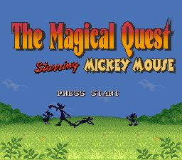 sfc游戏 Magical Quest Starring Mickey Mouse, The (Europe) (Rev 1)