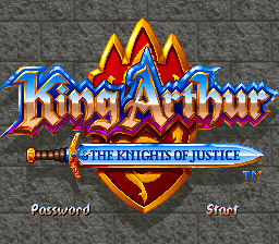 sfc游戏 King Arthur & The Knights of Justice (USA)