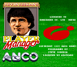 sfc游戏 凯文的足球经纪人(欧)Kevin Keegan's Player Manager (E)