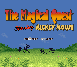 sfc游戏 Magical Quest Starring Mickey Mouse, The (Germany)