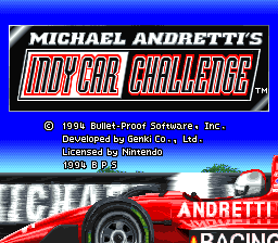 sfc游戏 麦可印地安赛车(日)Michael Andretti's IndyCar Challenge (J)