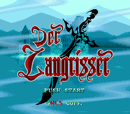 sfc游戏 Langrisser, Der (Japan)