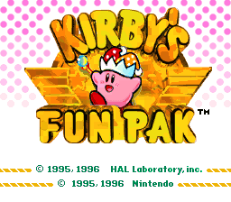 sfc游戏 Kirby's Fun Pak (Europe)