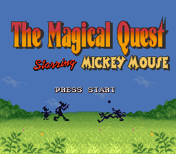 sfc游戏 Magical Quest Starring Mickey Mouse, The (USA) (Beta)