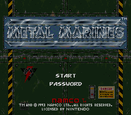 sfc游戏 金属战队(欧)Metal Marines (E)