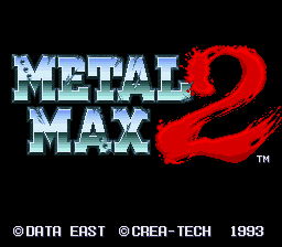 sfc游戏 坦克战记2(日)Metal Max 2 (J)