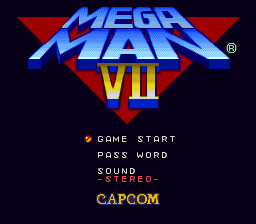 sfc游戏 洛克人7(欧)Megaman VII (E)