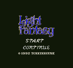 sfc游戏 光之传说(日)Light Fantasy (J)