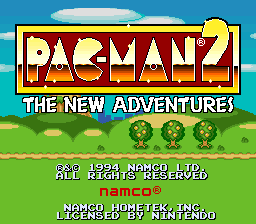 sfc游戏 Pac-Man 2 - The New Adventures (USA)