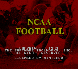 sfc游戏 美国大学足球赛(美)NCAA Football (U)