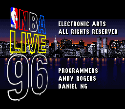 sfc游戏 NBA现场直播赛96(美)NBA Live '96 (U)