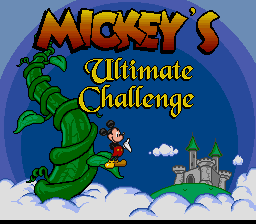 sfc游戏 米老鼠的终极挑战(美)Mickey's Ultimate Challenge (U)