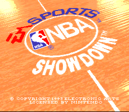 sfc游戏 NBA篮球-最后王牌(美)测试版NBA Showdown (U) (Beta)