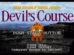 sfc游戏 新3D高尔夫模拟魔鬼课程（日）New 3D Golf Simulation Devil's Course (Japan)