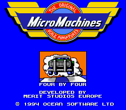 sfc游戏 微形机器2(欧)Micro Machines 2 - Turbo Tournament (E)