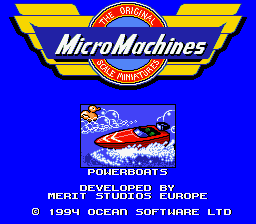 sfc游戏 微形机器(美)Micro Machines (U)