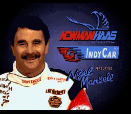 sfc游戏 新人类印地安赛车(美)Newman-Haas IndyCar Racing featuring Nigel Mansell (U)