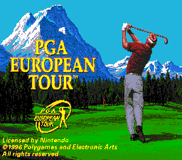 sfc游戏 PGA高尔夫欧洲公开赛(美)PGA European Tour (U)