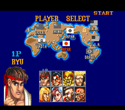 sfc游戏 快打旋风2(美)Street Fighter II - The World Warrior (U)