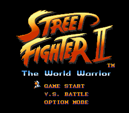 sfc游戏 快打旋风2(欧)Street Fighter II - The World Warrior (E)