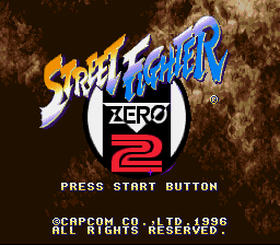 sfc游戏 快打旋风-原点2(日)Street Fighter Zero 2 (J)