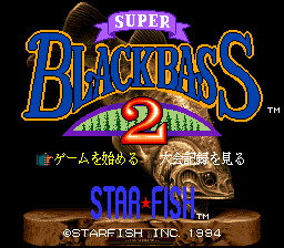 sfc游戏 超级黑巴斯(日)Super Black Bass (J)