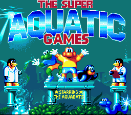 sfc游戏 爆笑海底城运动会测试版(美)Super Aquatic Games Starring the Aquabats, The (USA) (Beta)sfc游戏 爆笑海底城运动会测试版(美)S