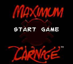 sfc游戏 蜘蛛人-大屠杀(欧)Spider-Man & Venom - Maximum Carnage (E)