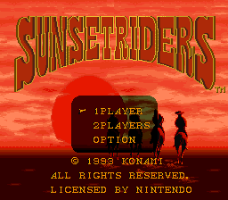 sfc游戏 日落骑士(美)Sunset Riders (U)