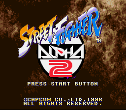 sfc游戏 快打旋风2(欧)Street Fighter Alpha 2 (E)