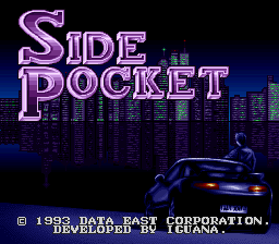 sfc游戏 撞球入袋(日)Side Pocket (J)