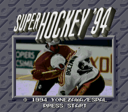 sfc游戏 超级冰上曲棍球(欧)Super Hockey (France) (En,Fr)