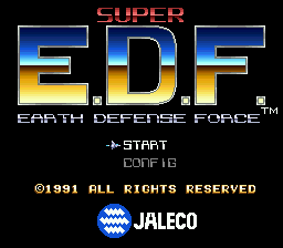 sfc游戏 Super E.D.F. (Japan)