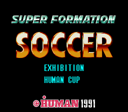 sfc游戏 超统构足球96(日)Super Formation Soccer '96 - World Club Edition (J)