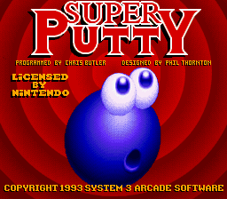 sfc游戏 超级点点君(美)Super Putty (U)