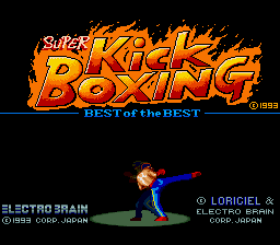 sfc游戏 超级泰国拳(日)Super Kick Boxing - Best of the Best (J)