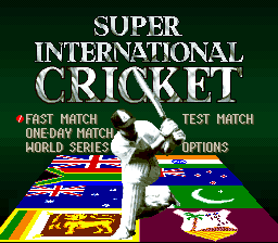 sfc游戏 超级国际板球赛(欧)Super International Cricket (Europe) (Beta)