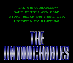 sfc游戏 暗夜狙击(美)Untouchables, The (U)