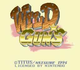 sfc游戏 荒野双枪(欧)Wild Guns (E)