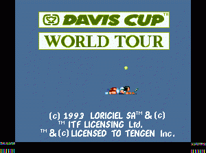 md游戏 戴维斯杯网球赛世界巡回赛（欧美）（1993年7月）Davis Cup World Tour (USA, Europe) (July 1993)