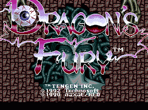 md游戏 龙之弹珠台(美欧)Dragon's Fury (USA, Europe)