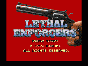 md游戏 致命杀手1(欧)Lethal Enforcers (Europe)