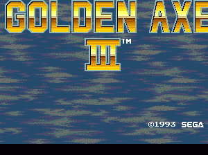 md游戏 战斧3（日）Golden Axe III (Japan)