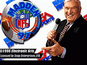 md游戏 约翰麦登橄榄球97(美欧)Madden NFL 97 (USA, Europe)