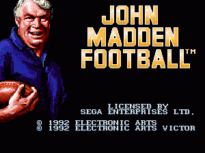 md游戏 约翰马登足球-职业足球（日）John Madden Football - Pro Football (Japan)