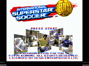 md游戏 国际全明星足球(欧)International Superstar Soccer Deluxe (Europe)