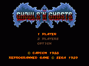 md游戏 大魔界村(r02)(Rev A)(美欧)Ghouls 'n Ghosts (USA, Europe) (Rev A)