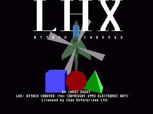 md游戏 武装直升机(日)LHX Attack Chopper (Japan)